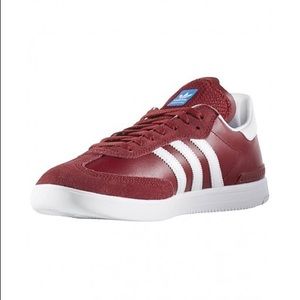 adidas samba adv burgundy